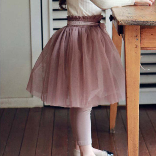 Falda Pantalón Tutú Invierno Niña con Malla Superpuesta - Image 10