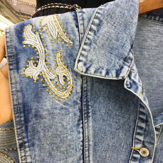 Chaqueta Denim Corta Industrial Pesado - Colección Otoño - Image 8