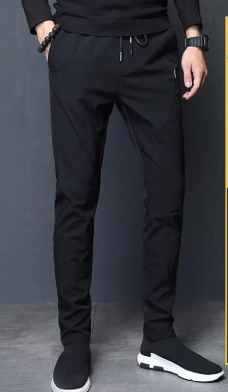 Pantalones Deportivos de Terciopelo Grueso sin Magnético para Otoño e Invierno - Image 7