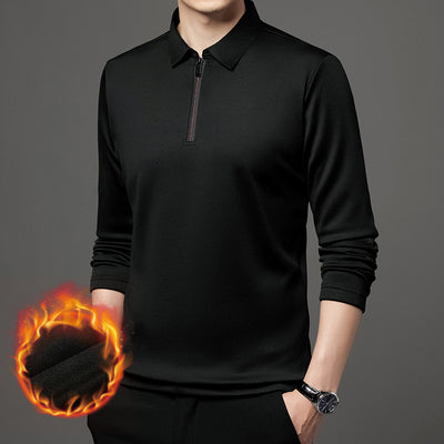 Polo Térmico con Cierre Parcial y Forro Polar para Hombre - Image 7