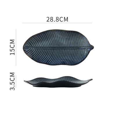 Plato de Cerámica Artesanal Hoja Japonesa - Diseño Exclusivo para tu Mesa - Image 13