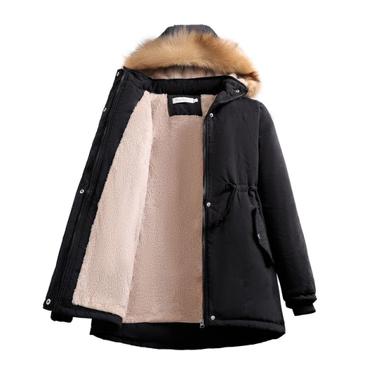 Abrigo de Piel de Cordero Acolchado para Mujer - Image 13