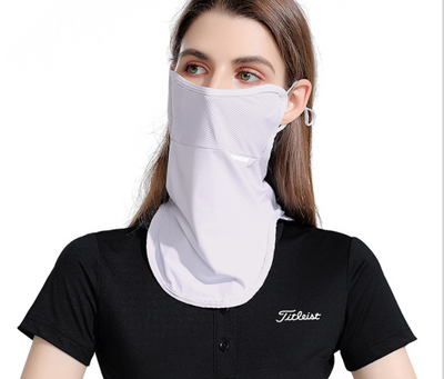 Protector Solar Facial de Seda Hielo con Cobertura de Cuello para Ciclismo - Image 5