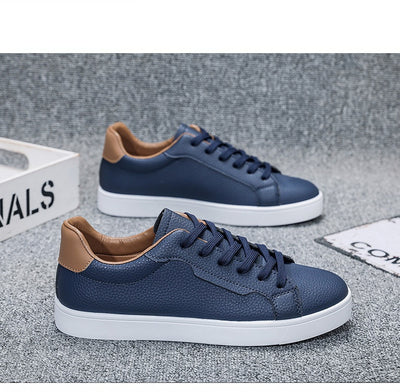 Tenis Blancos Casuales para Hombre Corte Bajo Primavera - Image 19