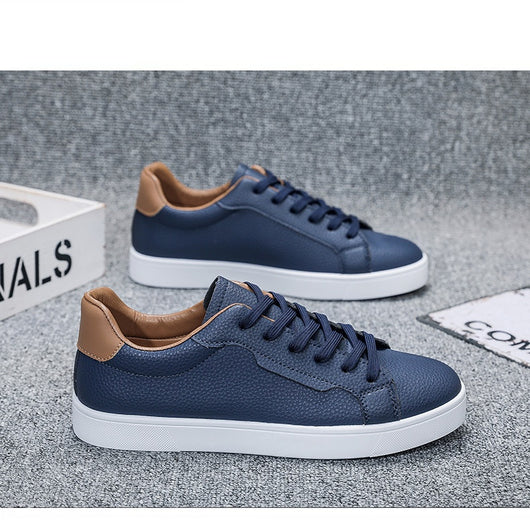 Tenis Blancos Casuales para Hombre Corte Bajo Primavera - Image 19