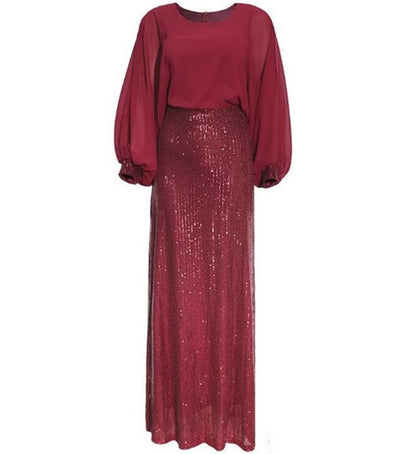 Vestido de Fiesta Elegante con Cuentas Africanas - Talla Grande - Image 6