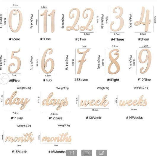 Calendario Mensual de Madera para Bebés y Niños Pequeños - Image 10