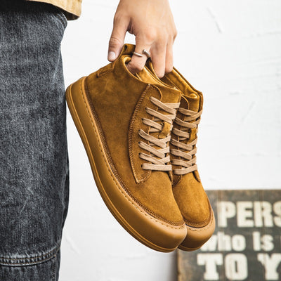 Botas Casuales Martin para Hombre de Cuero Genuino con Suela Gruesa - Image 6