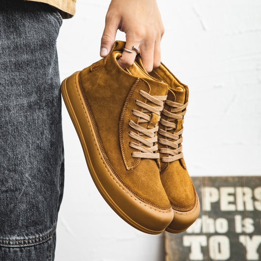 Botas Casuales Martin para Hombre de Cuero Genuino con Suela Gruesa - Image 6