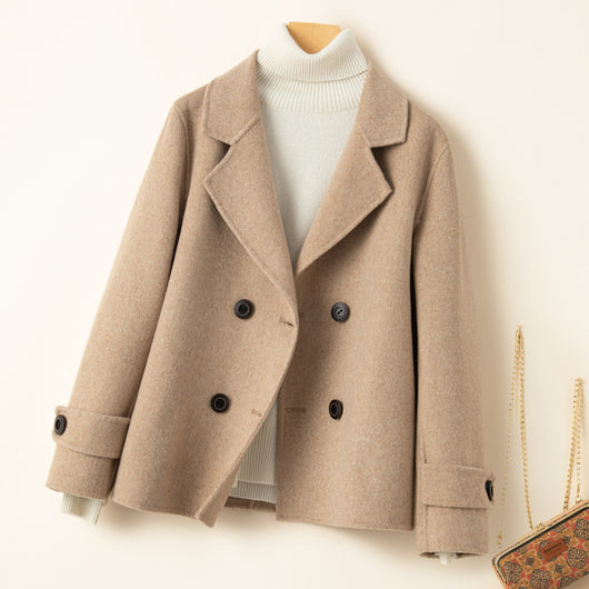 Blazer Reversible de Cashmira para Mujer - Chaqueta Corta de Lujo - Image 6