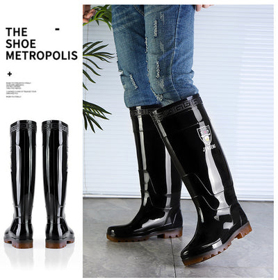 Botas de Lluvia Altas para Hombre - Calzado Impermeable Tubo Largo - Image 11