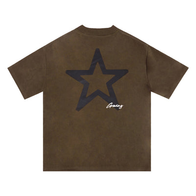 Playera Hombre Estampado Estrella de Cinco Puntas - Image 14