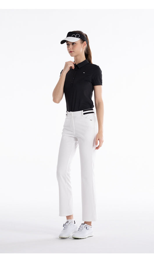 Pantalones Deportivos para Mujer con Cintura Elástica y Corte Acampanado - Image 14