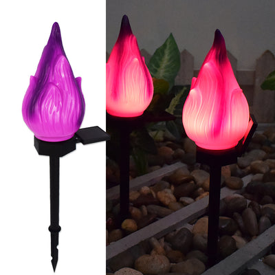 Lámpara Solar con Efecto Fuego para Jardín y Patio - Image 11