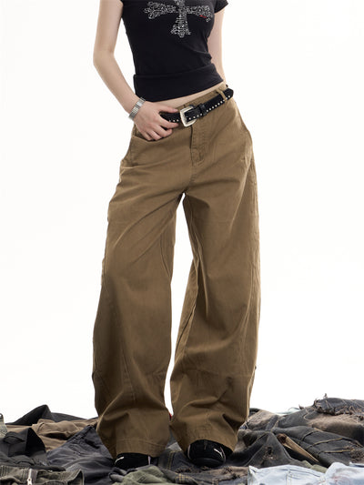 Overol Ancho Deconstruido Estilo Retro Lavado para Mujer - Image 15