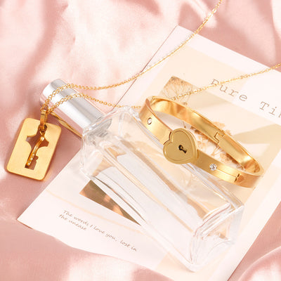 Pulsera Candado del Amor para Parejas en Aleación - Image 7