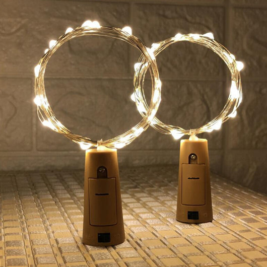 Luces LED para Botellas de Vino 2M - Guirnalda Decorativa 20 Leds Alambre de Cobre - Image 15