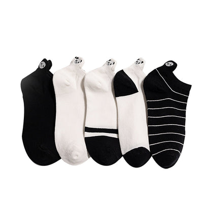 Calcetines de Algodón Bordados Transpirables para Hombre - Image 17