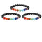 Seven Chakra Bracelet B Dorado 3PCS