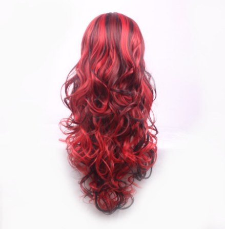 Peluca Rizada Multicolor Voluminosa para Cosplay y Disfraz - Image 9