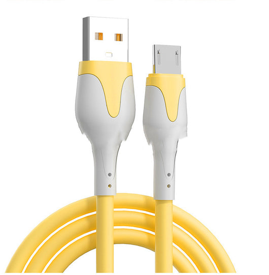 Cable de Carga Rápida Silicona Líquida USB Micro Type-C 3A - Image 8