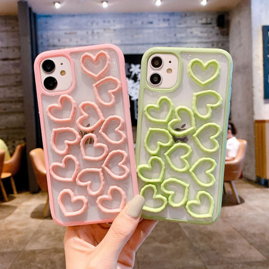 Funda iPhone 11 12Pro Max Amor 3D - Diseño Elegante y Protección Premium - Image 8