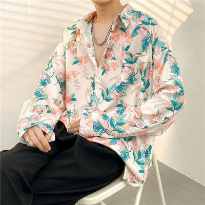 Camisa Casual Estampada de Temperamento para Hombre - Image 21