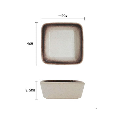 Plato Pequeño de Cerámica Japonesa para Especias y Condimentos - Image 3