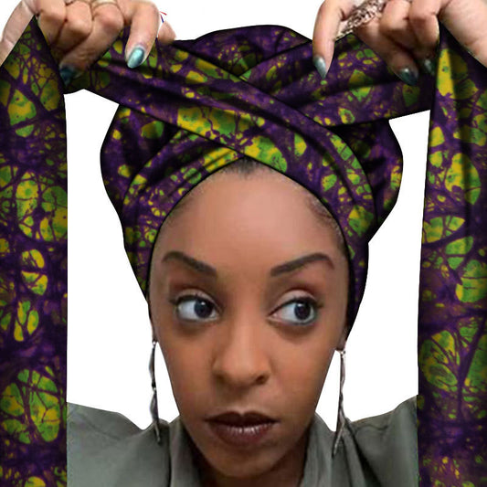 Accesorios para el cabello con estampados africanos - Image 2