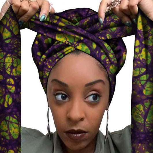 Accesorios para el cabello con estampados africanos - Image 2