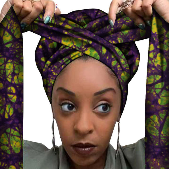 Accesorios para el cabello con estampados africanos