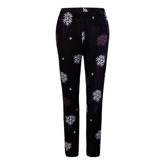 Pantalones Slim Fit Estampado Navideño