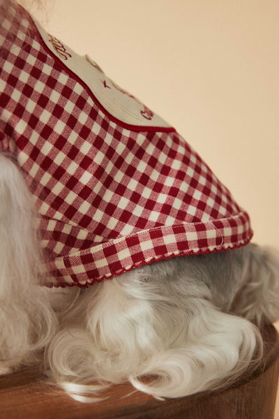 Chaleco Escocés sin Mangas para Perro Maltés y Schnauzer Teddy en Rojo - Image 16