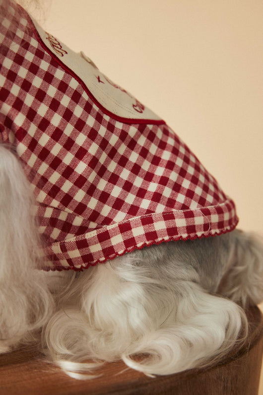 Chaleco Escocés sin Mangas para Perro Maltés y Schnauzer Teddy en Rojo - Image 16