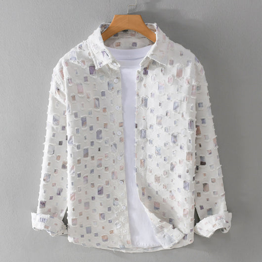 Saco Clásico Primavera con Solapa y Ojales para Hombre - Image 2