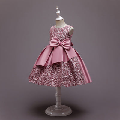 Vestido Princesa Niña Colores Lisos - Ideal para Cumpleaños y Eventos - Image 24