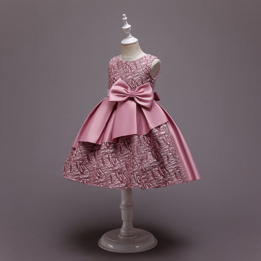 Vestido Princesa Niña Colores Lisos - Ideal para Cumpleaños y Eventos - Image 24