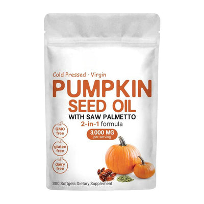 Cápsulas Blandas de Aceite de Semilla de Calabaza
