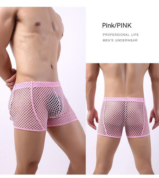 Bóxers de Malla Transpirable para Hombre - Diseño Fishnet Moderno - Image 23