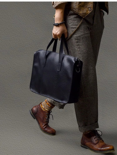 Bolso Ejecutivo de Cuero Grueso para Hombre - Image 13