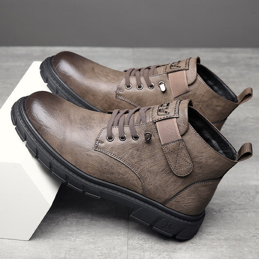 Botas Altas de Algodón con Forro Térmico y Suela Antideslizante
