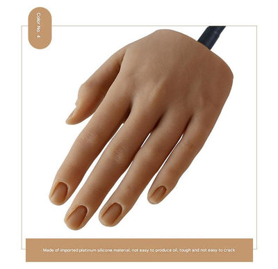 Mano de Silicona para Práctica de Uñas - Modelo Realista de Entrenamiento - Image 23