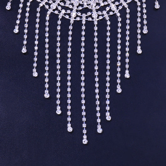 Máscara de Mascarada con Cadena de Garra y Rhinestones para Halloween - Image 11
