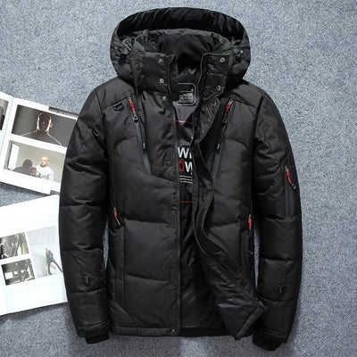 Chaqueta Cortavientos Impermeable para Hombre - Abrigo Deportivo de Invierno - Image 3