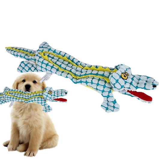 Juguetes para Perros Resistentes con Sonido - Diseños de Animales en Corduroy - Image 5