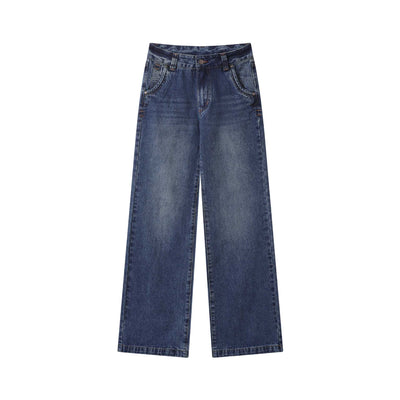 Jeans Rectos Retro Cintura Baja Efecto Desgastado - Image 17