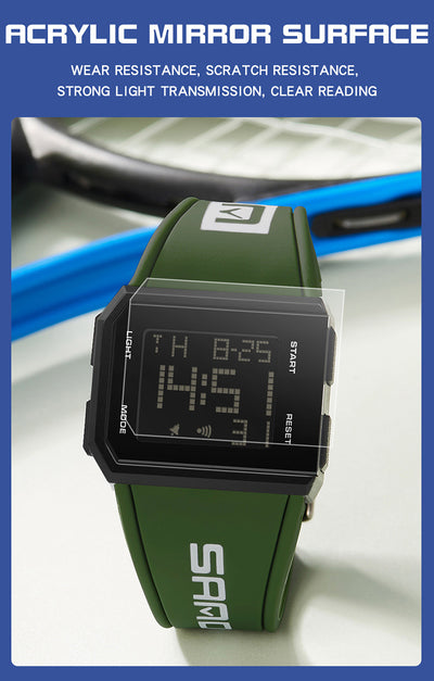 Reloj Cuadrado Luminoso Versátil - Diseño Moderno para Cualquier Ocasión - Image 21