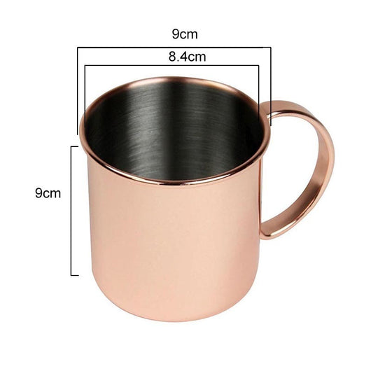 Vaso de Cóctel en Acero Inoxidable Oro Rosa - Image 9