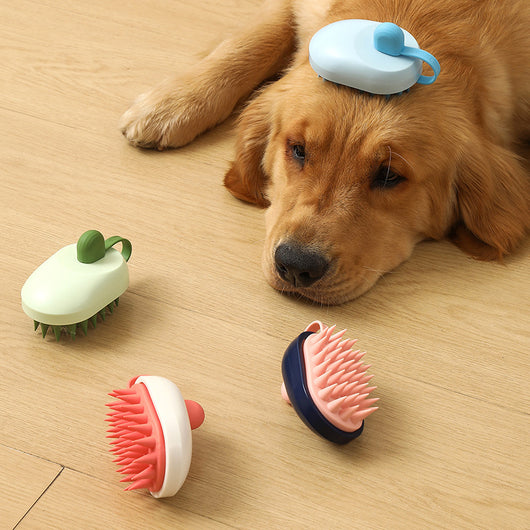 Peine Masajeador de Silicona para Baño - Removedor de Pelo para Perros y Gatos - Image 2
