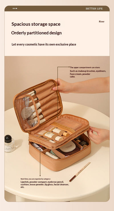 Bolsa de Maquillaje Oxford con Divisores Portátil - Image 23